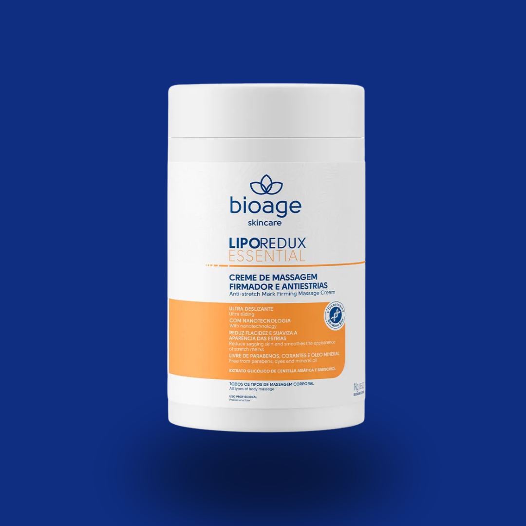 MASSAGE CREME TEGEN STRIEMEN EN SLAPPEHUID 1KG LIPOREDUX