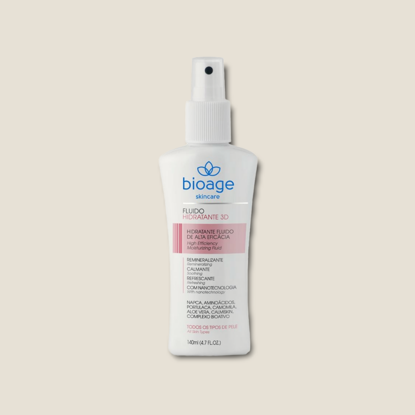 3D HYDRATERENDE VLOEISTOF - 140ML PROFESSIONEEL