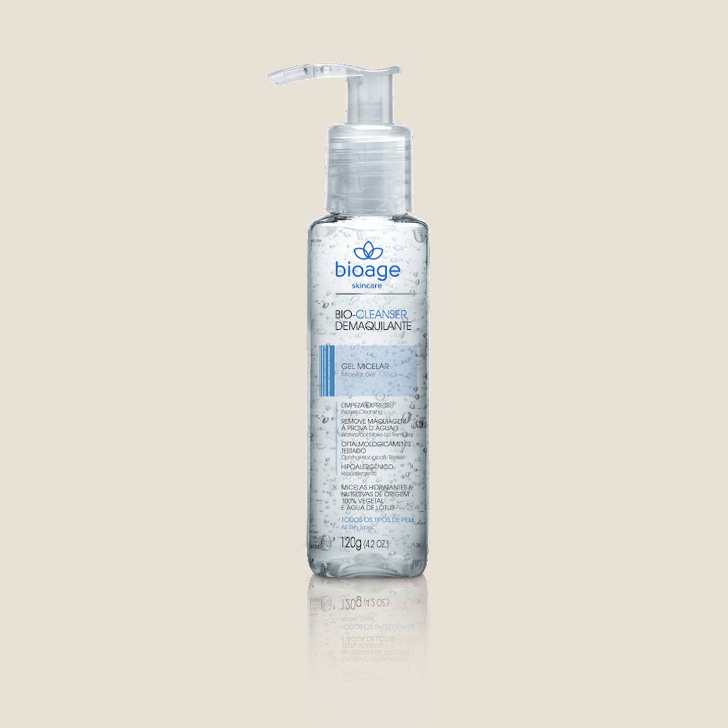 BIO-CLEANSER MICELAR GEL MAKE-UP REMOVER - 120ML HOME CARE