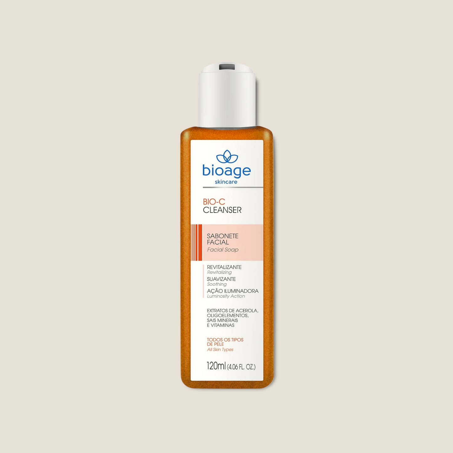 BIO C CLEANSER ACEROLA 120ML HOME CARE