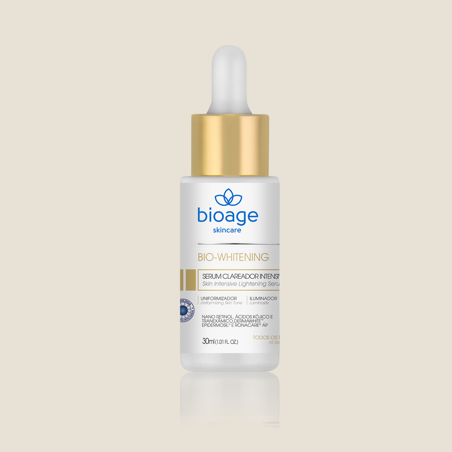 BIO-WHITENING SERUM FACIAL WHITENER - 30ML HOME CARE