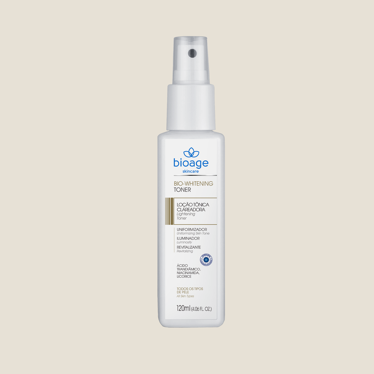 BIO-WHITENING TONER - 120ML HOME CARE