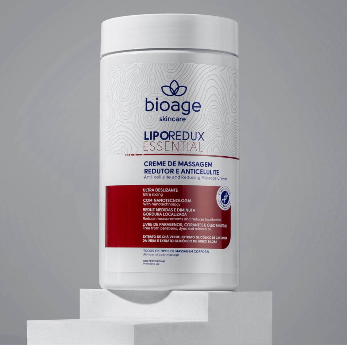 Lipo Redux Essential Reducing and Anti-Cellulite Massage Cream - 1kg