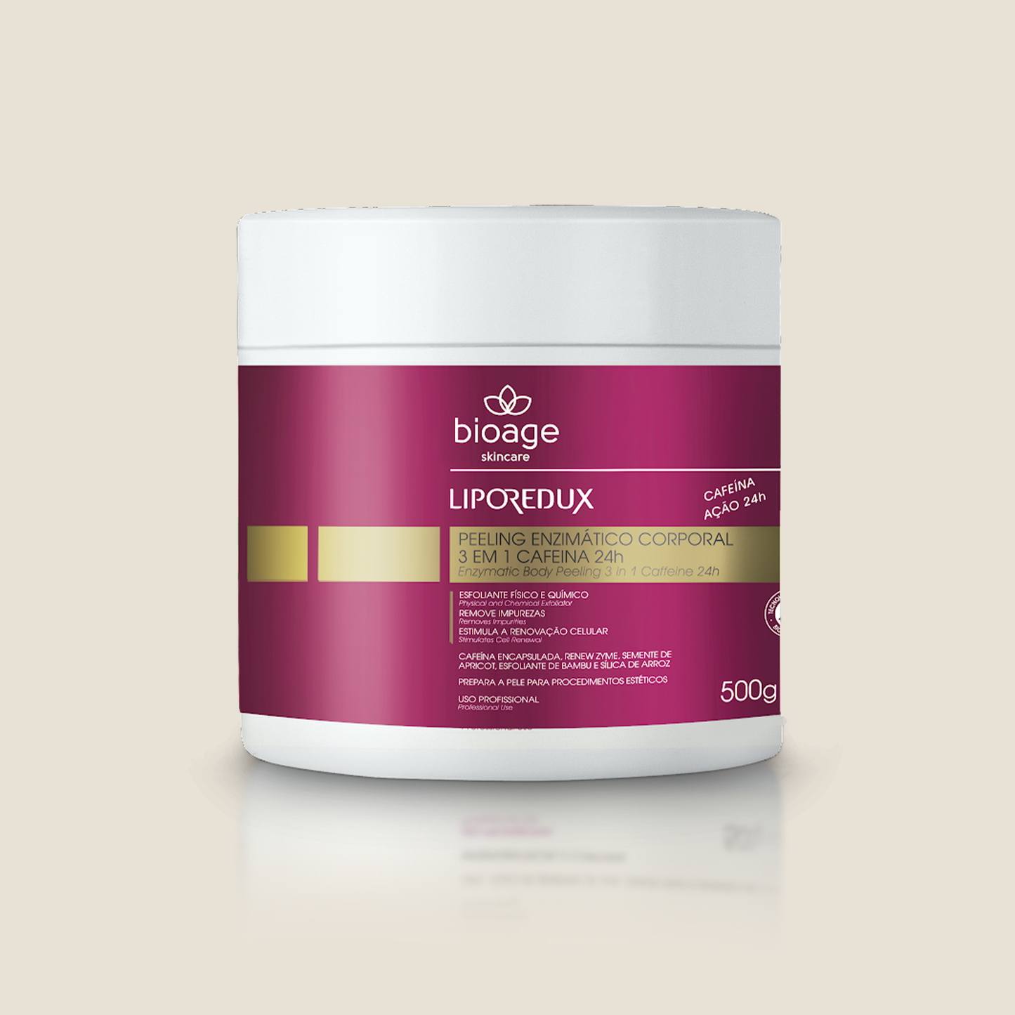 EZYMATISCH BIOAGE RENEW ZYME BODY PEEL 500G LIPOREDUX