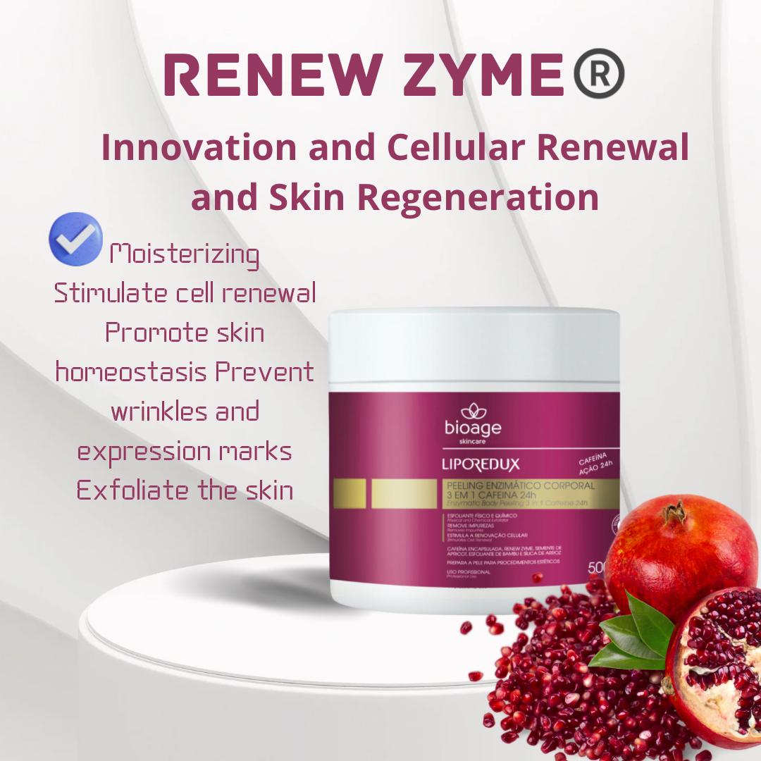 EZYMATISCH BIOAGE RENEW ZYME BODY PEEL 500G LIPOREDUX