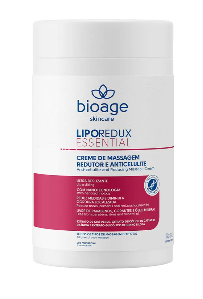 Lipo Redux Essential Reducing and Anti-Cellulite Massage Cream - 1kg